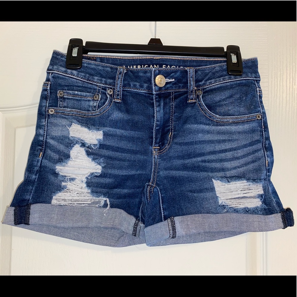 Ripped American Eagle Shorts